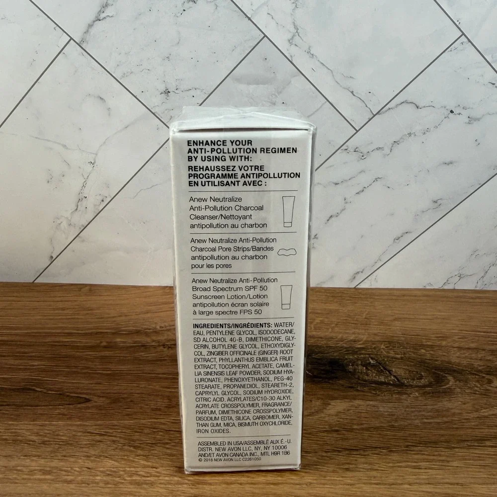 Avon Anew Neutralize Anti-Pollution Serum 30ml 1 fl oz Matcha Ginger New Sealed